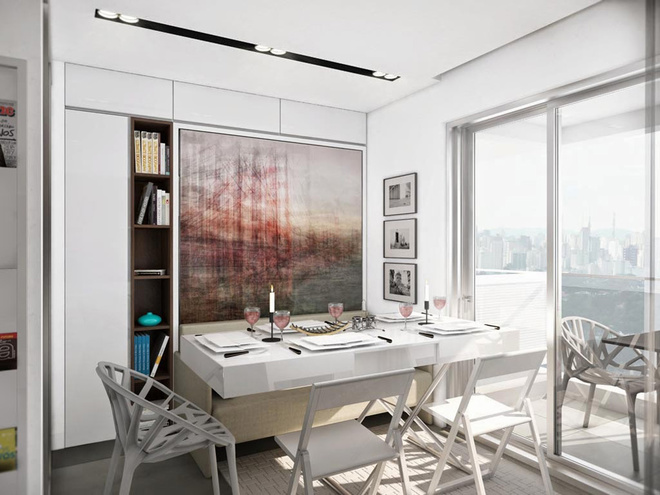 Căn hộ 19m2 vẫn có đầy đủ các phòng